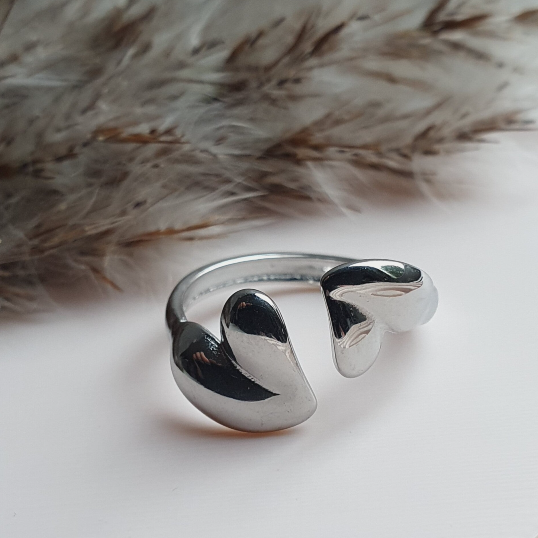 Ring Harten // silver