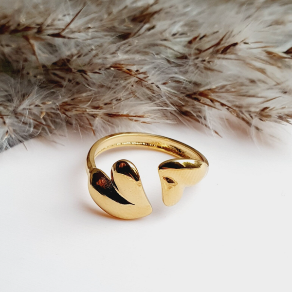 Ring Harten // gold