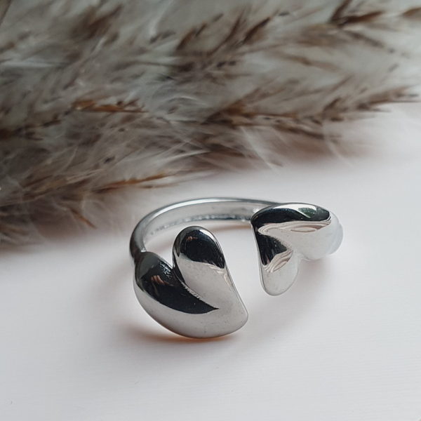 Ring Harten // silver