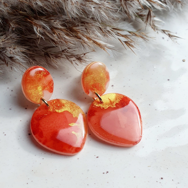 Suze // bruingeel, roze-goud