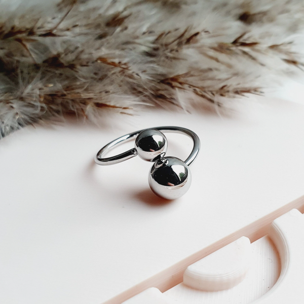 Ring Bollen // silver