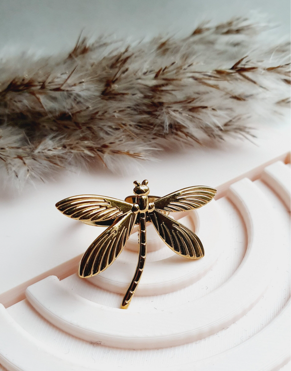 Ring libelle // gold