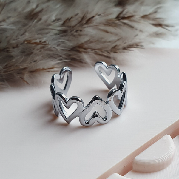 Ring Harten // silver