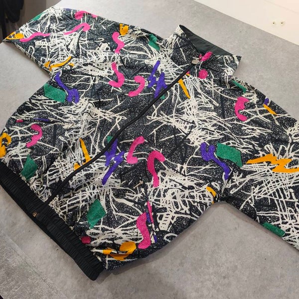 Veste Windbreaker Vintage "Cefiro Design" - Look 90s Oversize L/XL