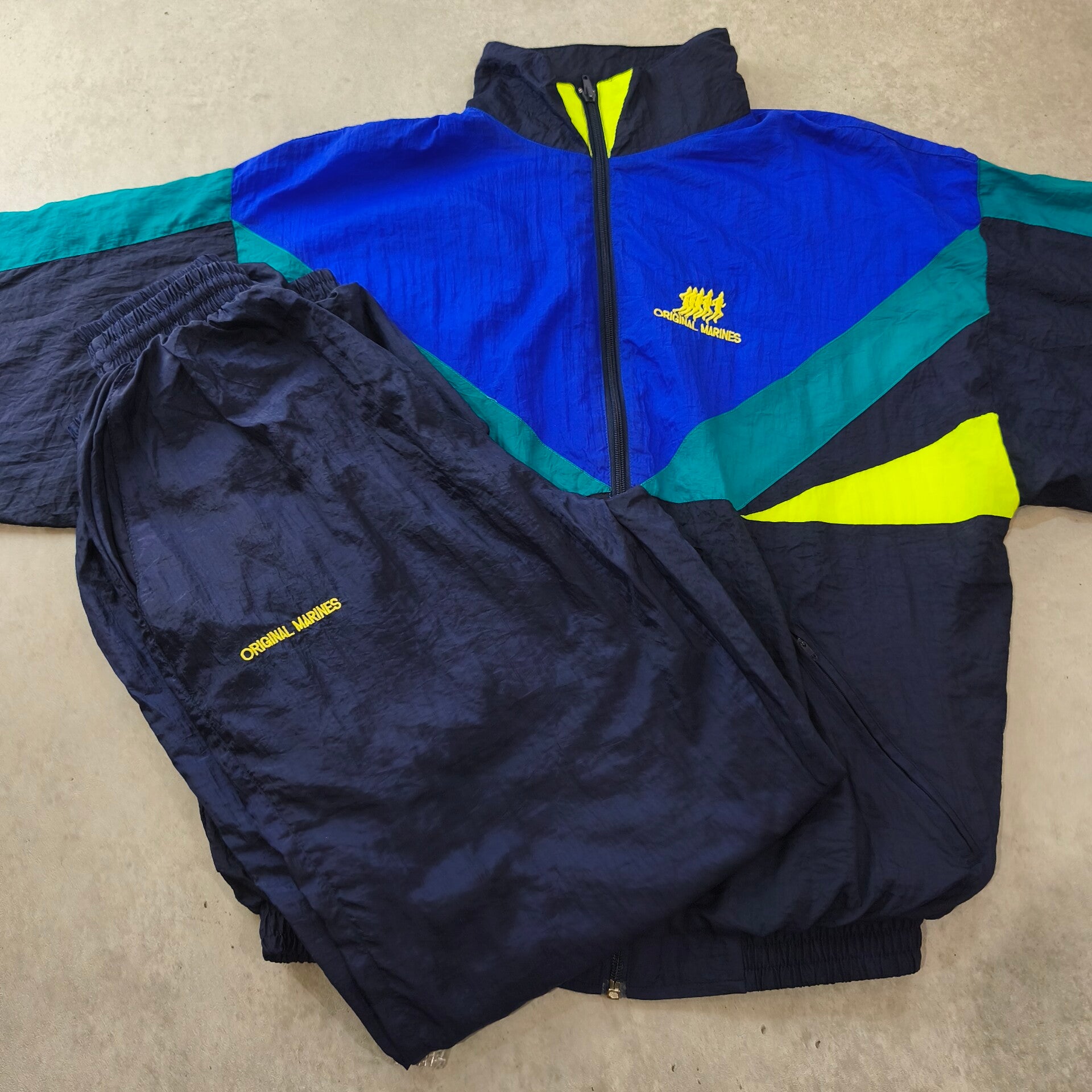 Ensemble Jogging Vintage Original Marines - Style 90s - Taille L