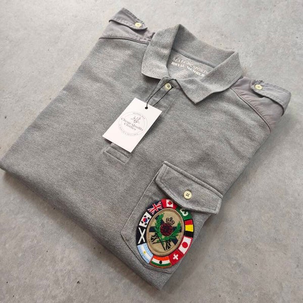 Polo Manches Longues Scapa Sports - Style "Guerrilla Polo Club" Taille L