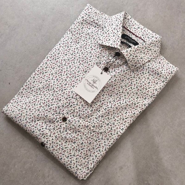 Chemise Dansaert Black - Taille L (41/42) - Regular Fit - Motifs -