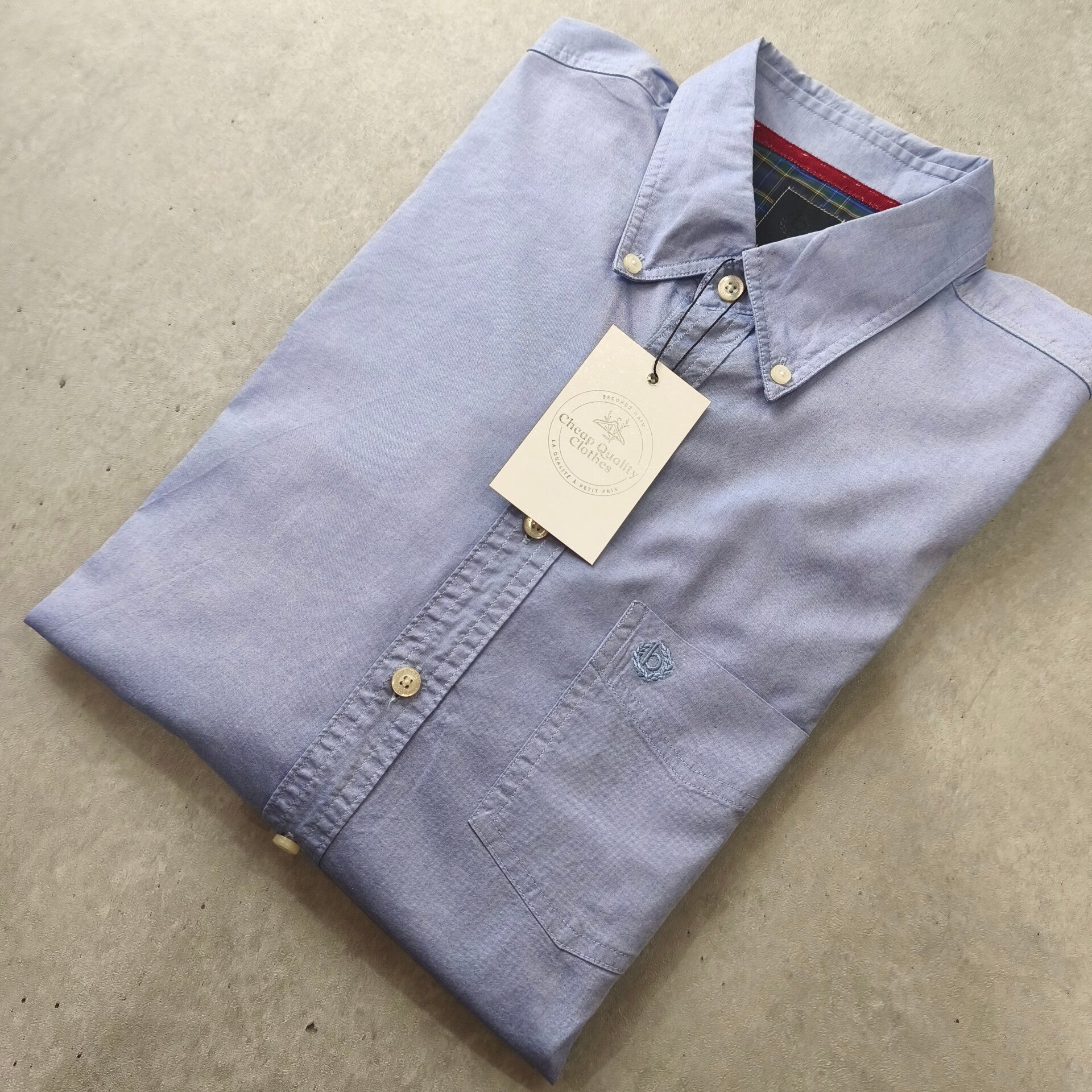 Chemise Bugatti Homme Bleu Ciel - Taille L (41) - 100% Coton