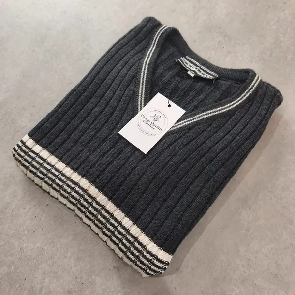 Pull Sans Manches Barlow - Laine Mérinos & Acrylique - Style Classique/Vintage Taille M/L