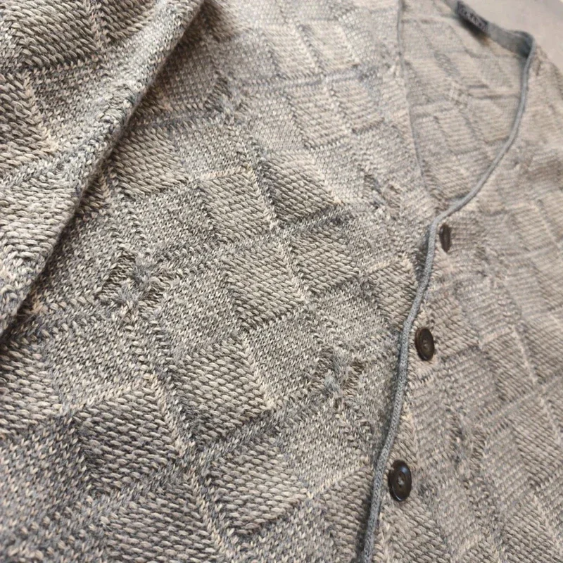 Cardigan Vintage Italien R.I.V. T. M Oversize ou XL ajusté