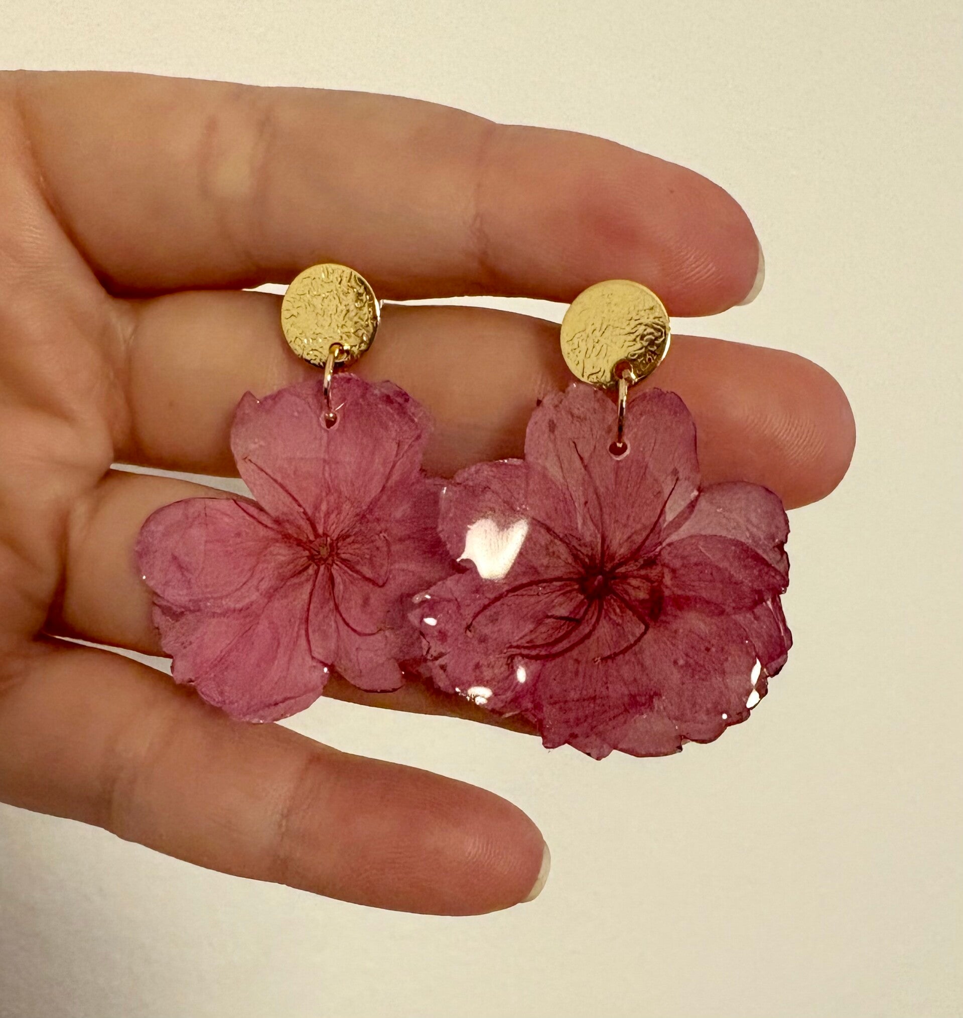 Pendientes flor de cerezo