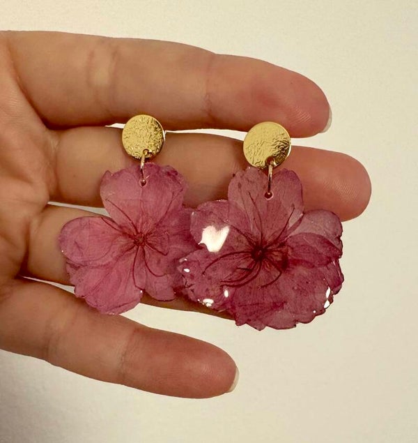 Pendientes flor de cerezo