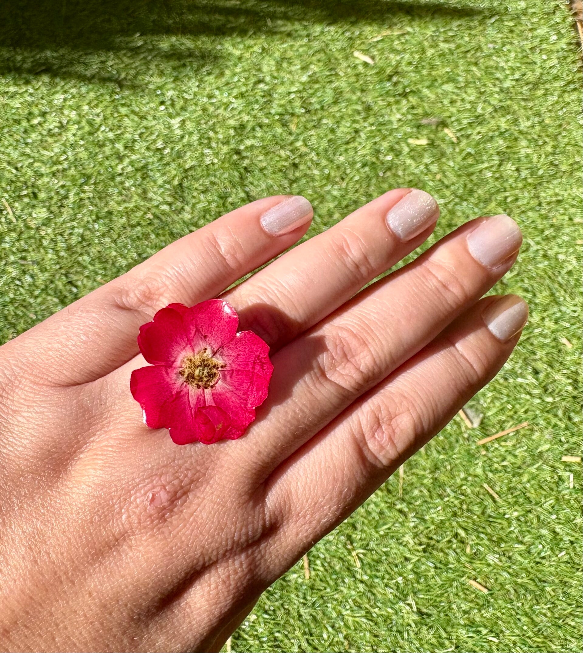 Anillo rosa silvestre