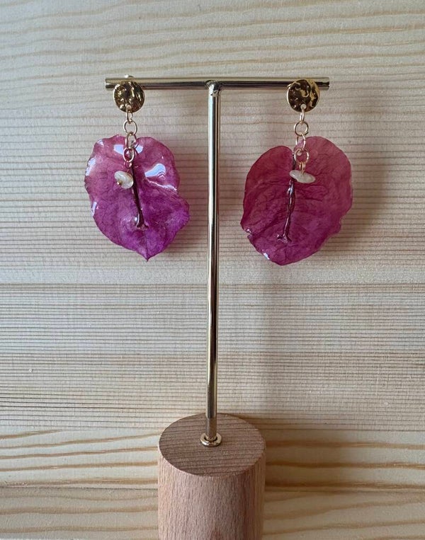 Pendientes Bougambilia