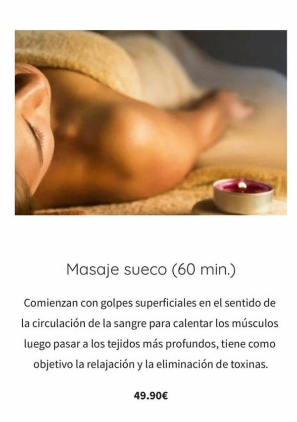 Masaje Sueco