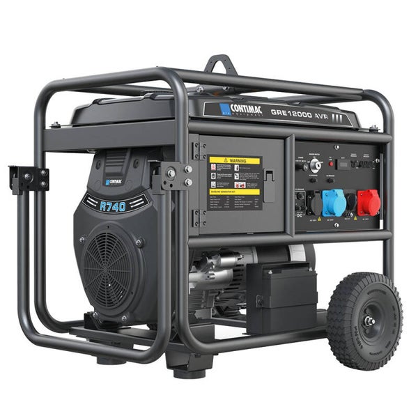 Contimac GRE 12000 AVR stroomgenerator – 12.000 W | 400V krachtstroom | Elektrische start