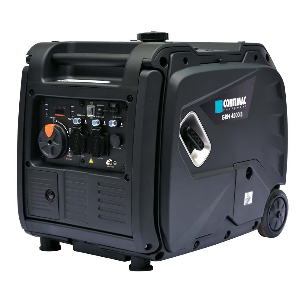 Contimac generator Inverter stroomgenerator 4000 W – Elektrische start – Stil, compact en mobiel