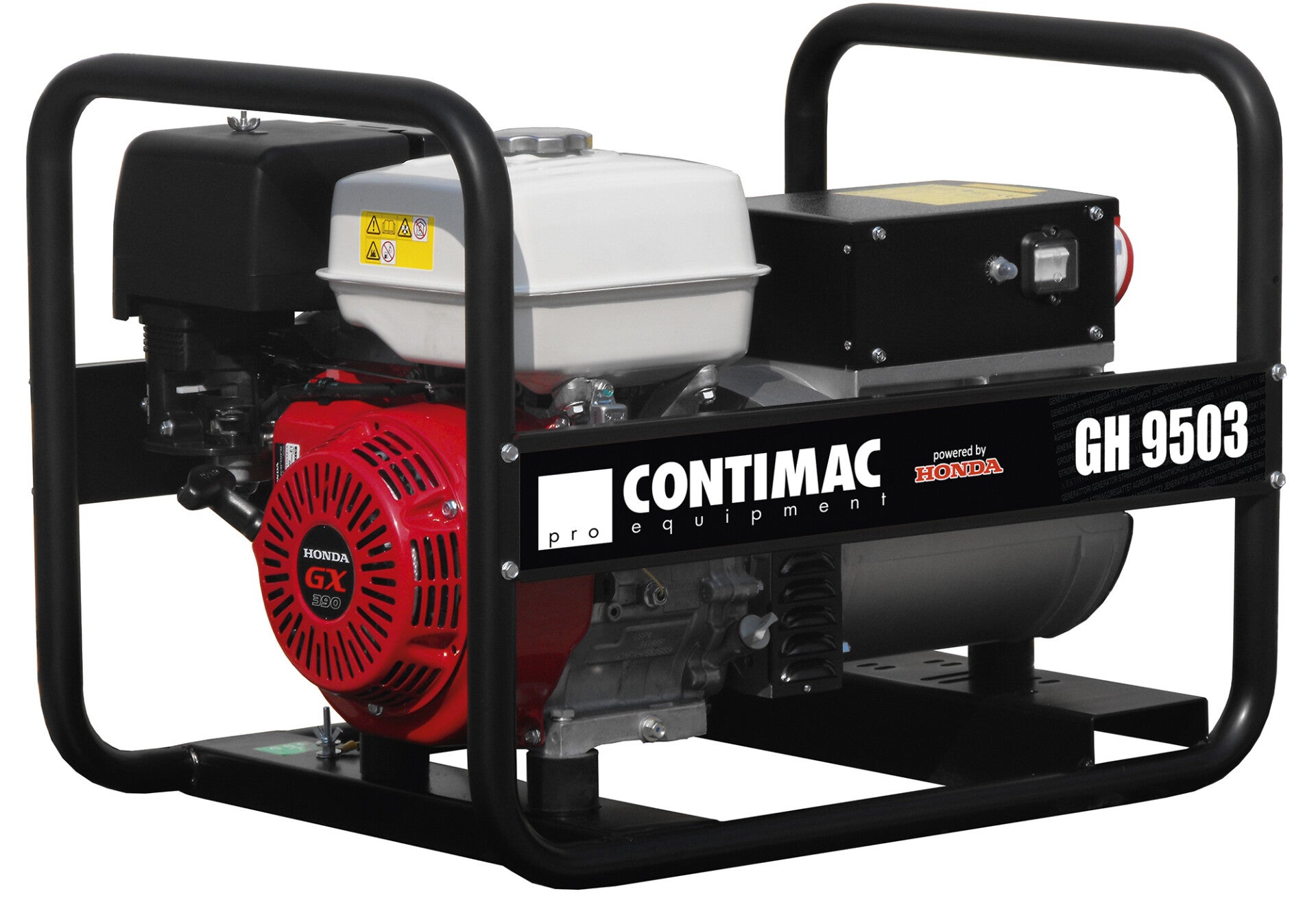 GH 9503 Heavy Duty stroomgenerator – Honda GX 390 | 230V & 400V krachtstroom