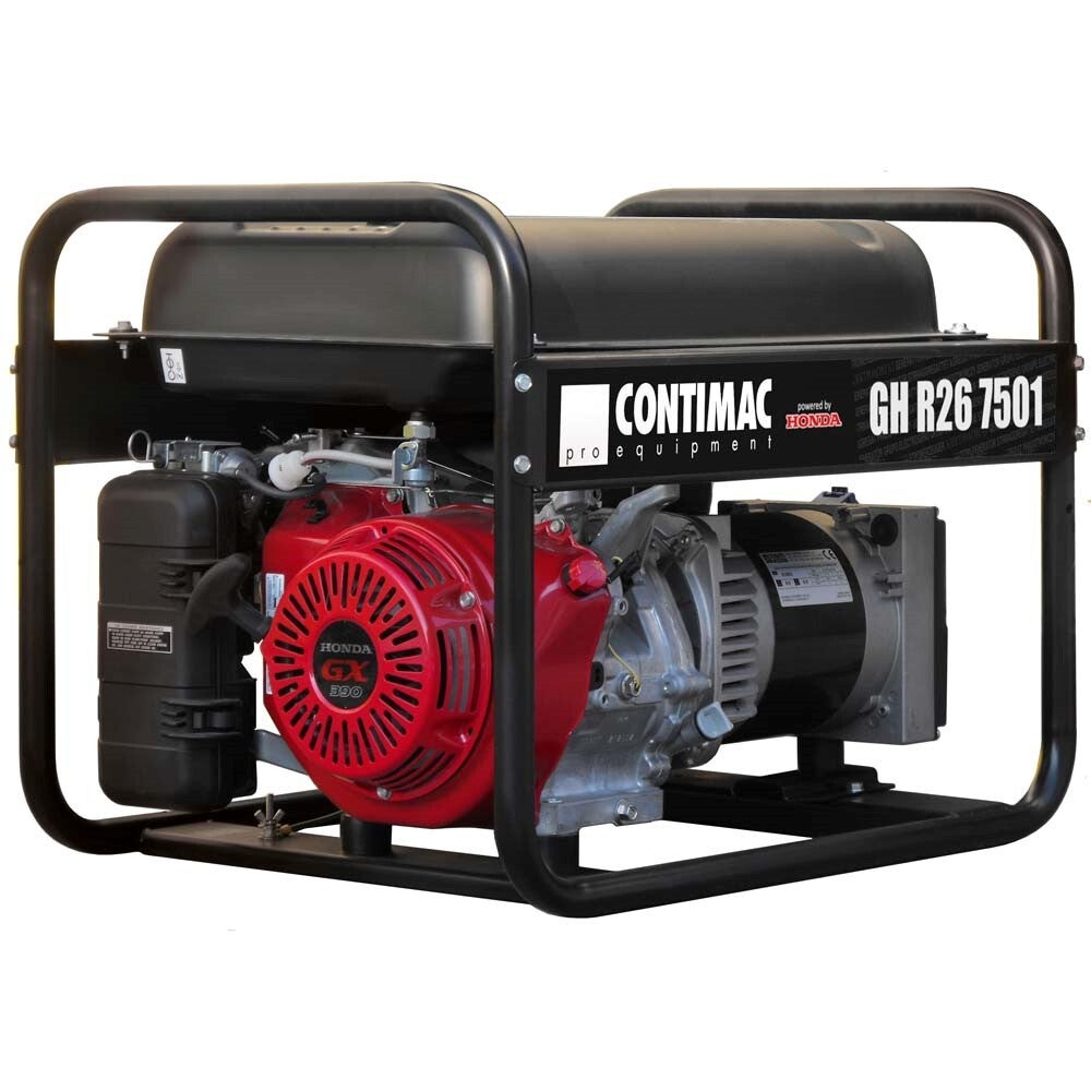 GH R26 7501 stroomgenerator – Honda GX 390 | 6100 W | Extra grote tank