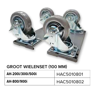 Airrex grote wielen set AH-200i  AH-300i AH-500i