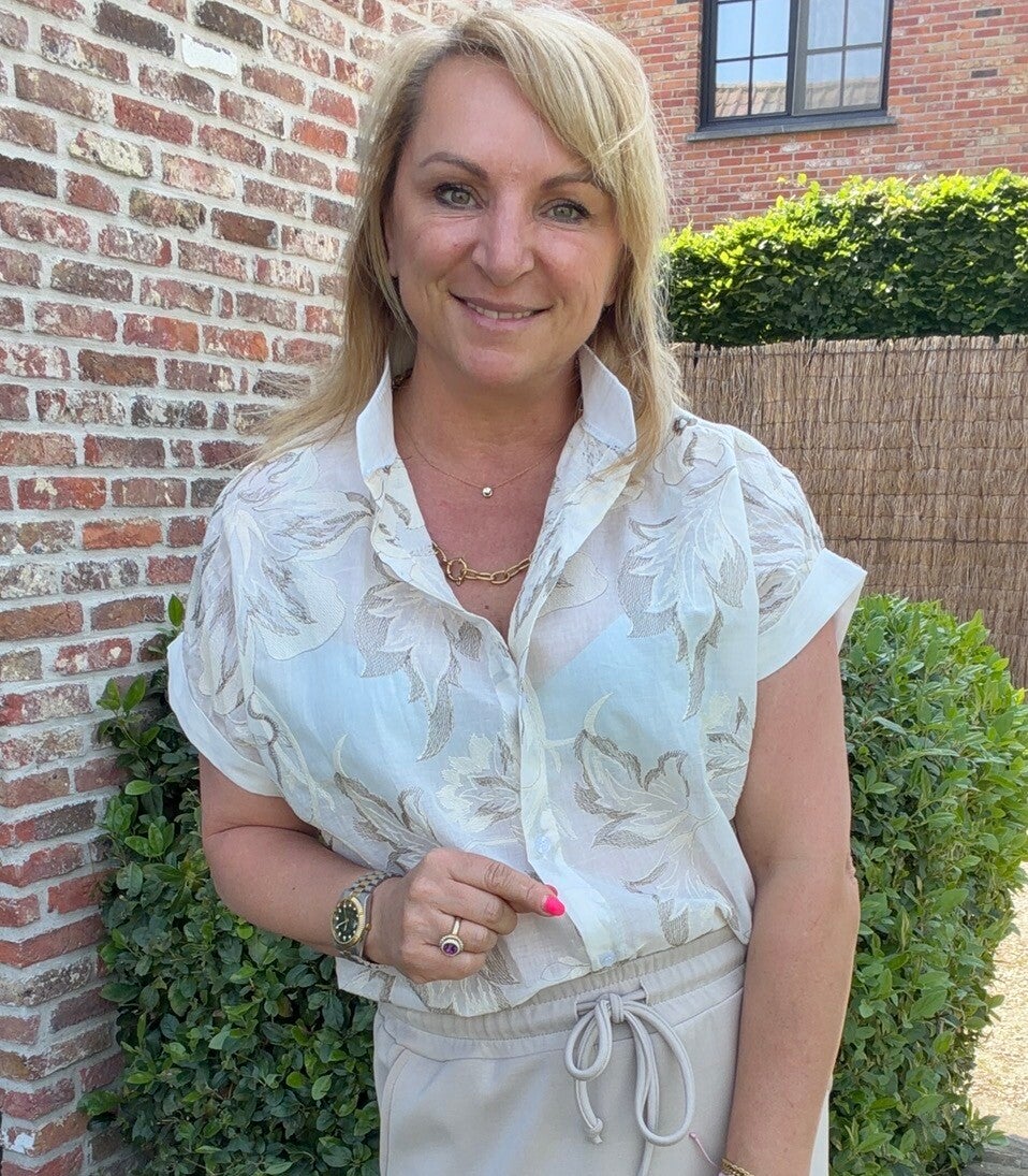 Bloesje met goud