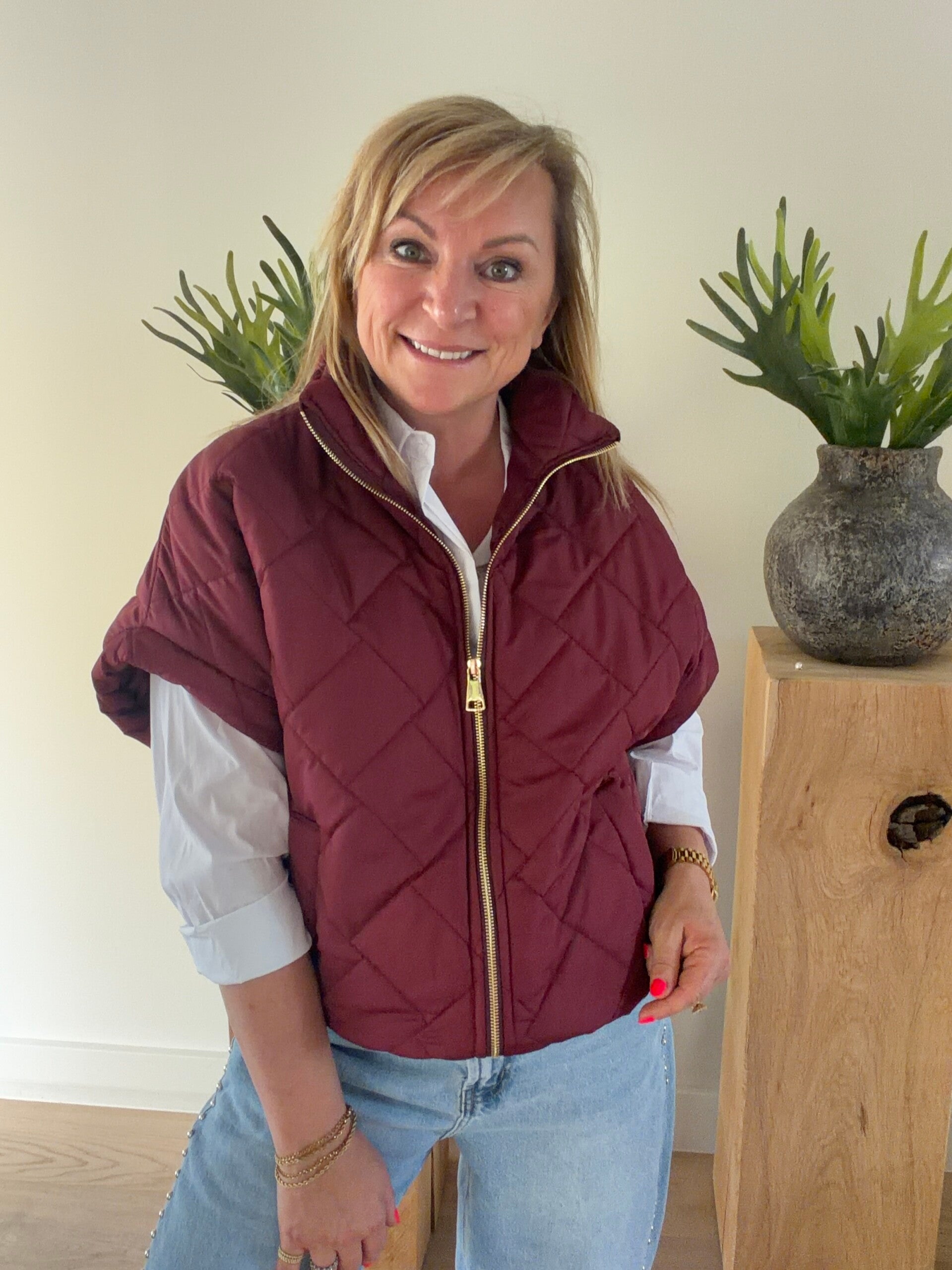 Bodywarmer Bordeaux