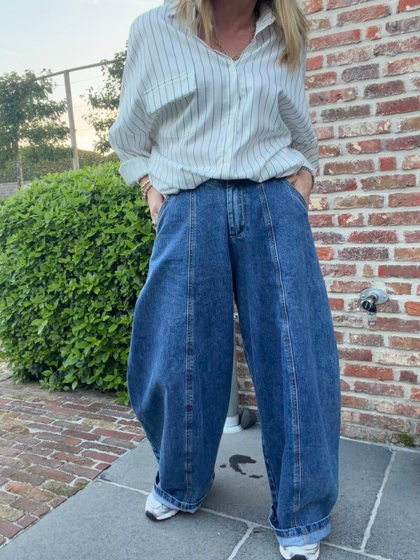 Wijde barrel jeans