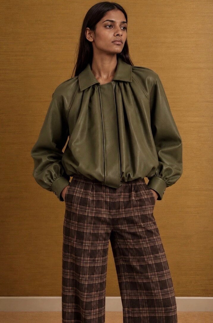 Jasje in Faux leder