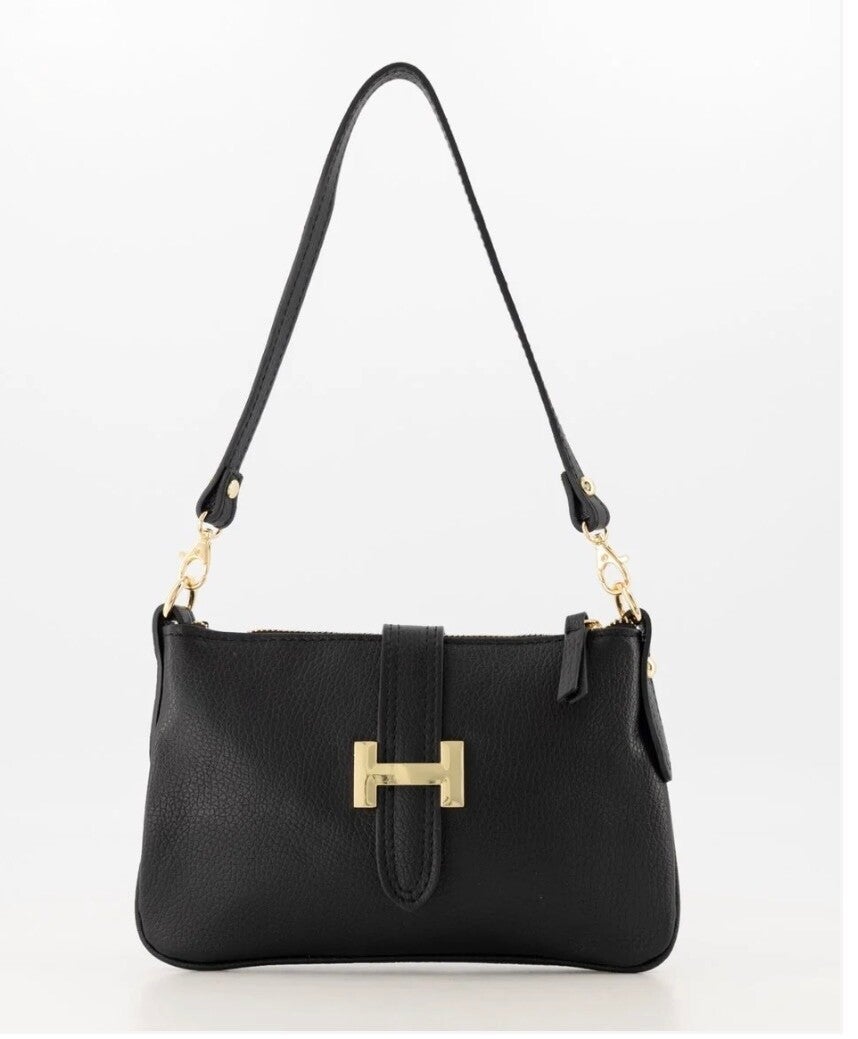 Handtas crossbody leder