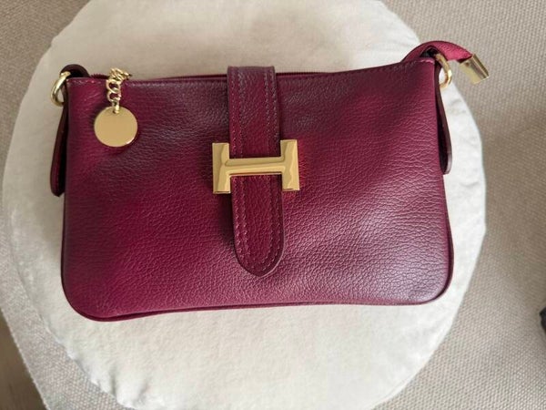 Handtas crossbody leder