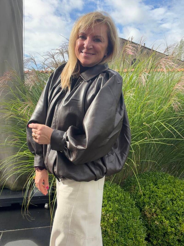 Jasje in Faux leder