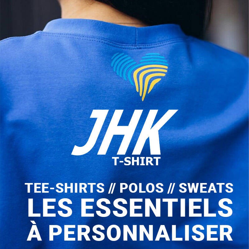 t-shirt/polo/sweat JHK personnalise franck design textiles