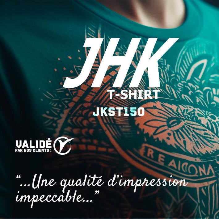 t-shirt JHK personnalise franck design textile