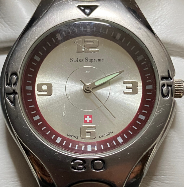 Swiss Supreme Collection Heren quartz horloge roestvrij staal Zeldzaam
