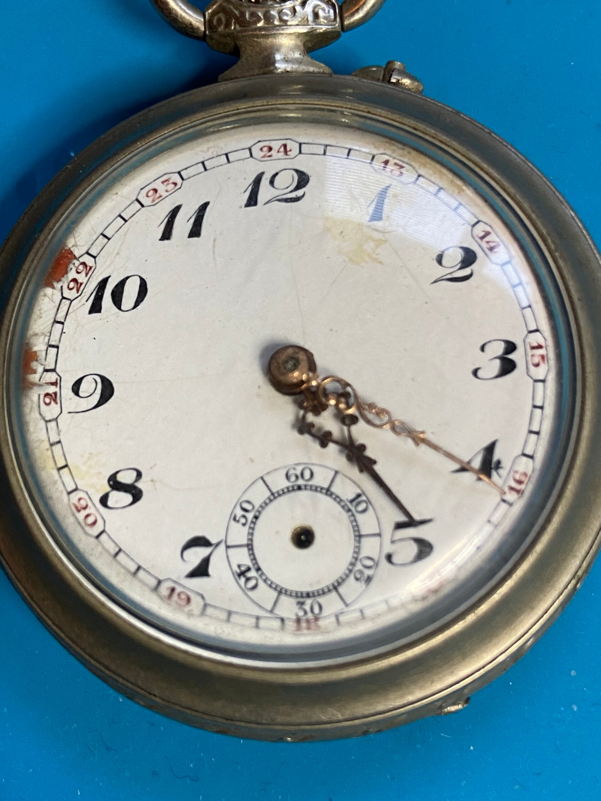 spoorwegen zakhorloge ong. 1930- 1950