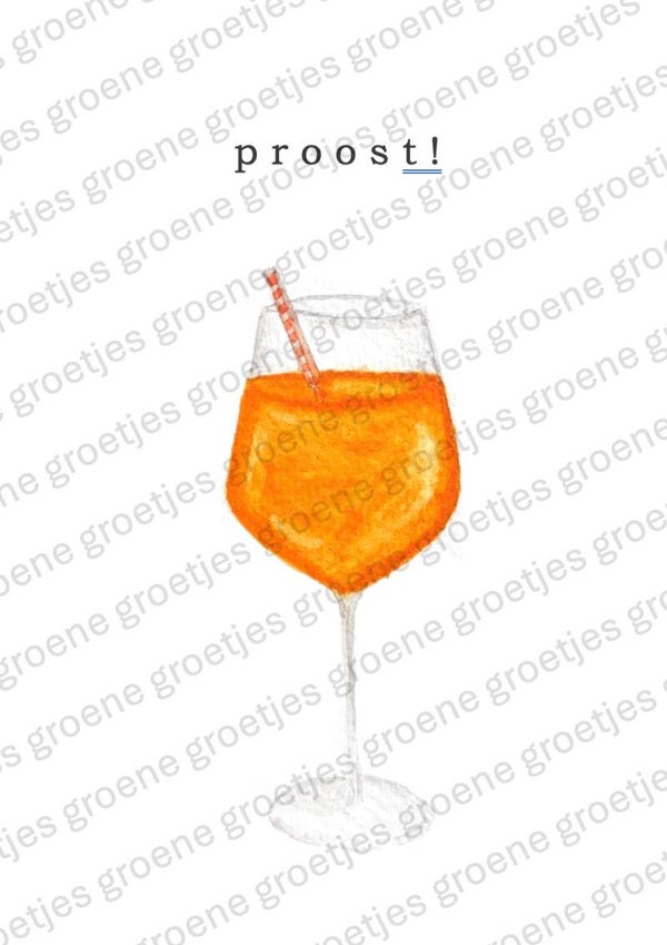Kaart 'proost!'