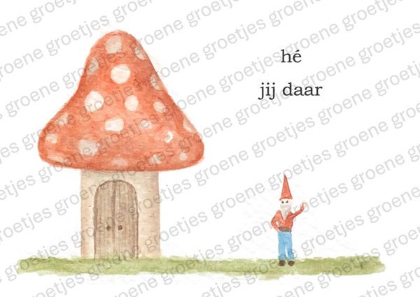 Kaart 'hé jij daar'