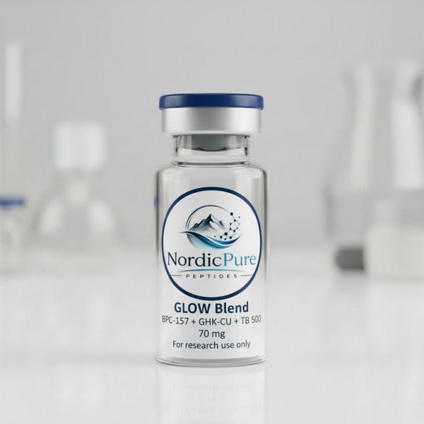 GLOW (BPC-157 10 mg + GHK-CU 50 mg + TB 500 10 mg), 70 mg
