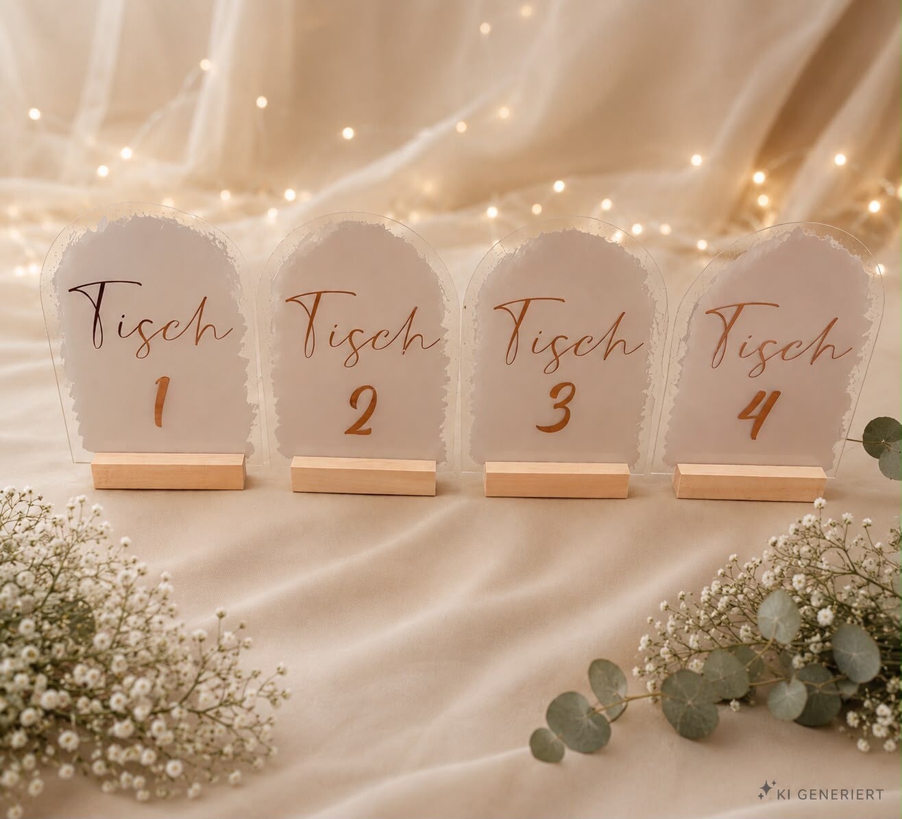 Tischnummern 1-9