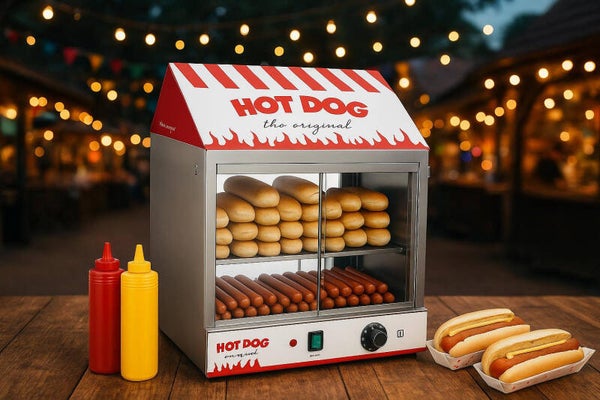 Der Hot Dog Steamer
