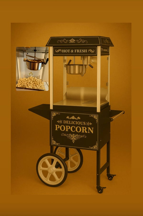 Popcornmaschine schwarz