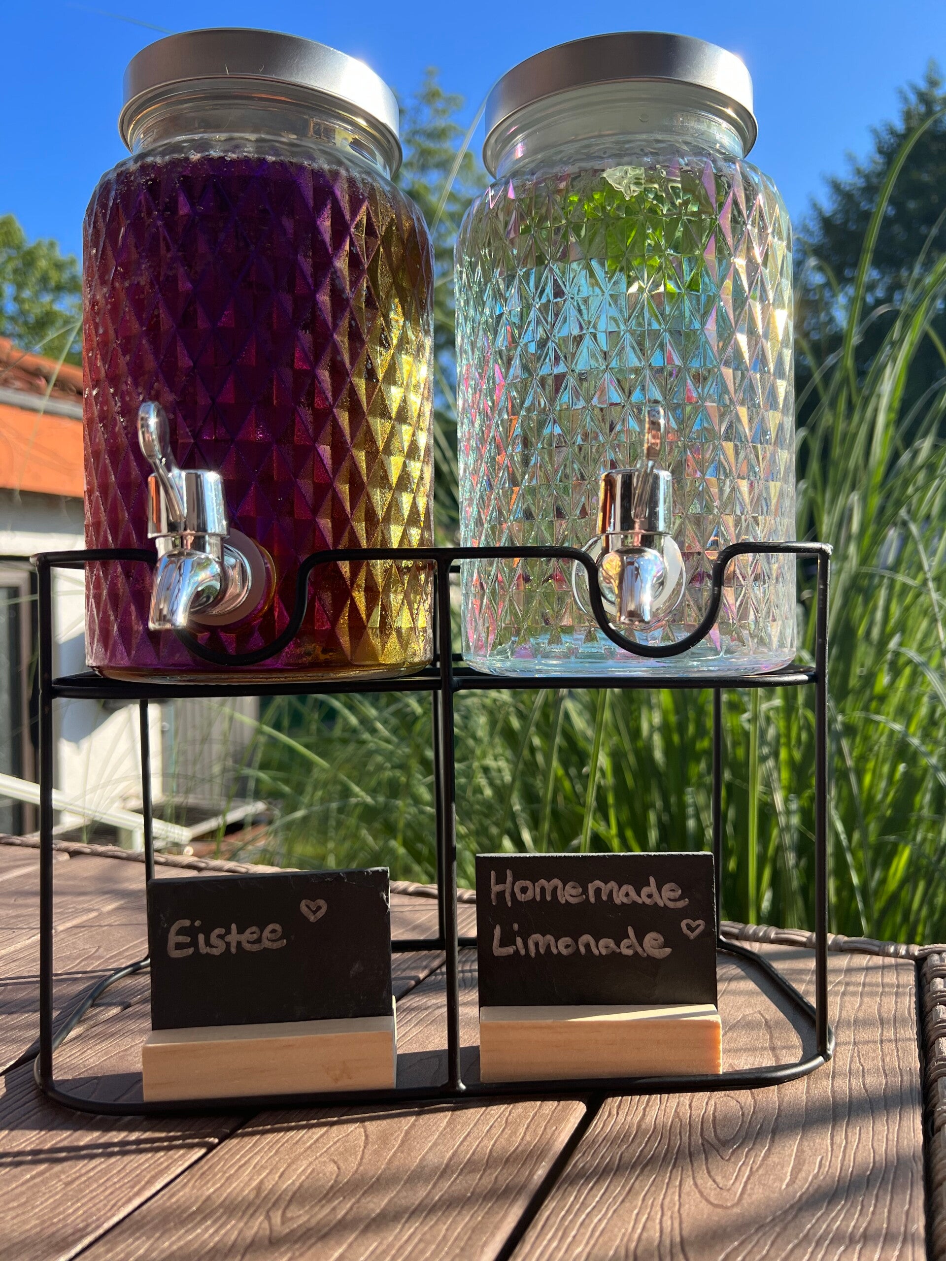 Getränkespender - Set  je 2 Liter