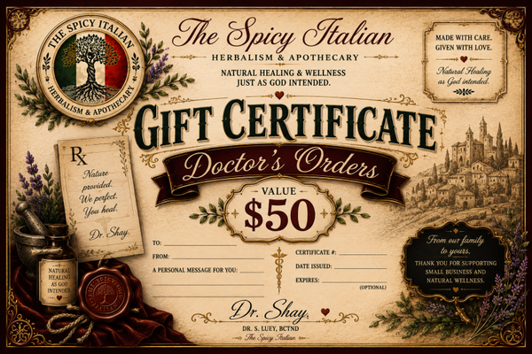 Doctor's Order - $50 Gift Certificate