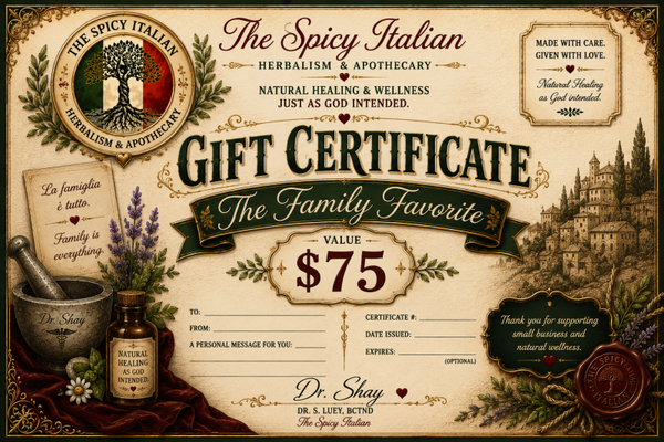 The Family Favorite $75 Gift Certificate