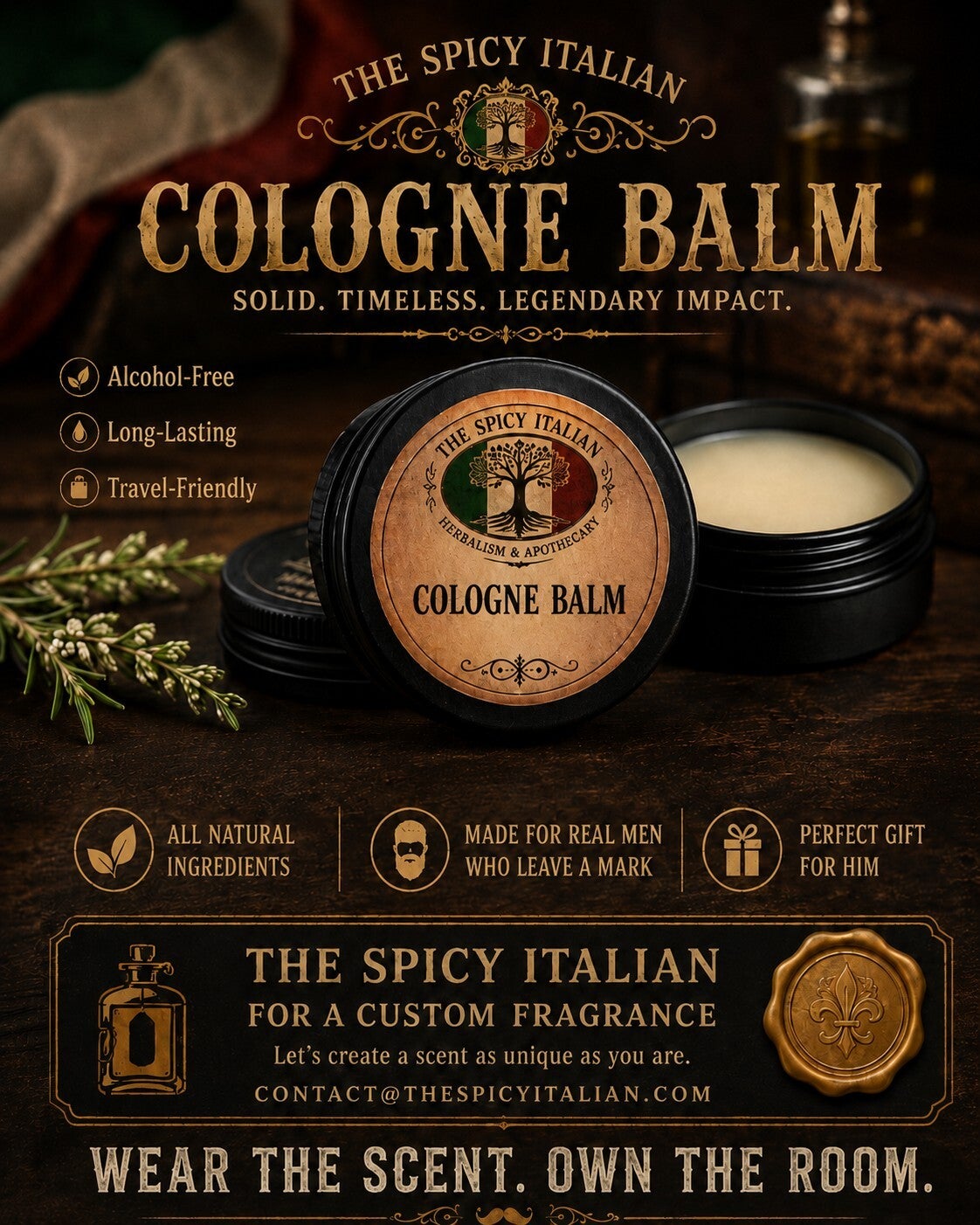 Cologne - 1/2oz