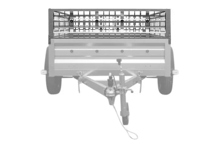 Rehausses de ridelles grillagées pour Garden Trailer 236