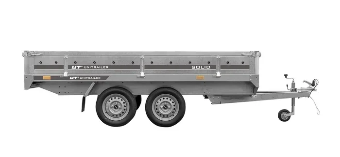 Remorque 2 essieux 304×153 UNITRAILER SOLID 300/2 PTAC 750 kg