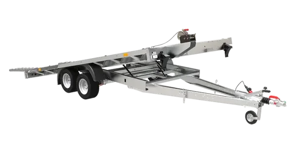 Remorque plate basculante 400×200 UNIPLAT 4020S P 2700 kg