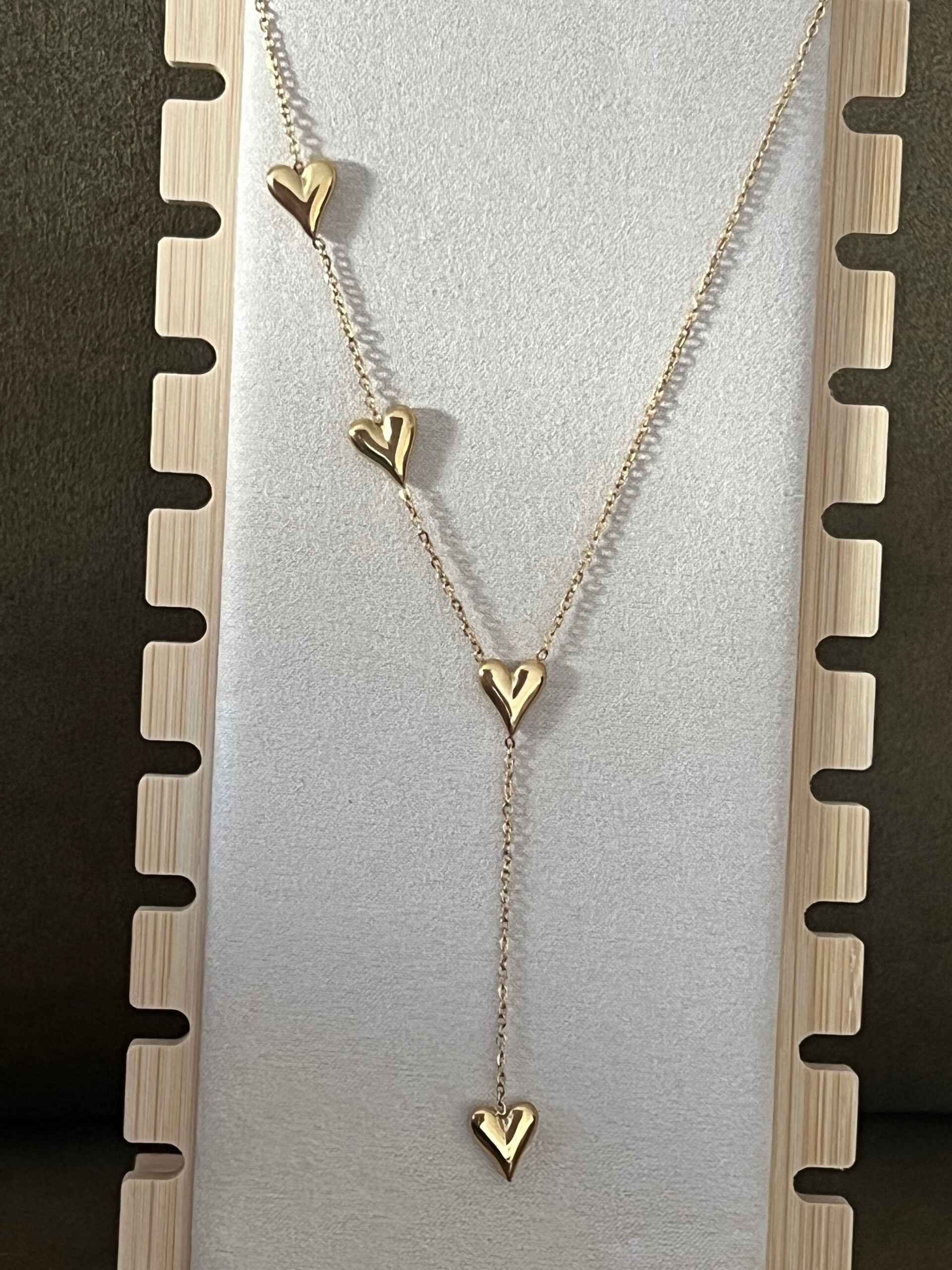 Lange ketting hartjes