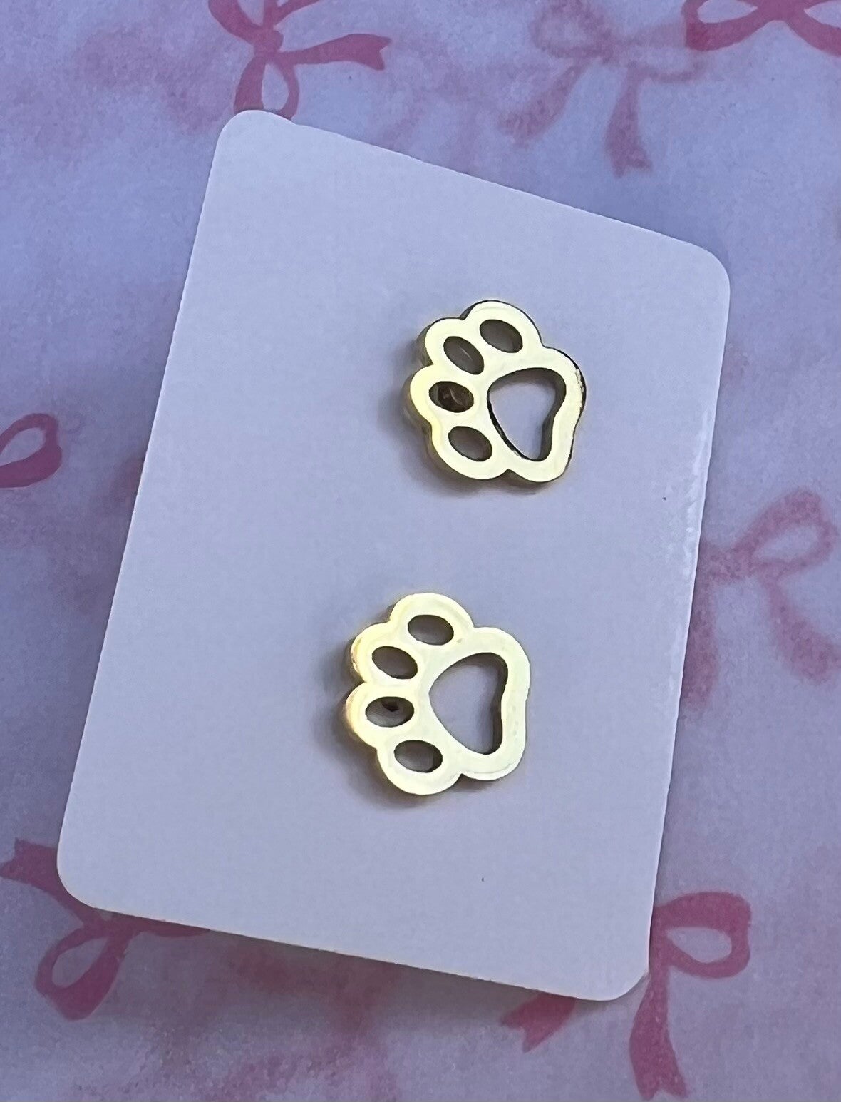 Oorbellen kattenpoot